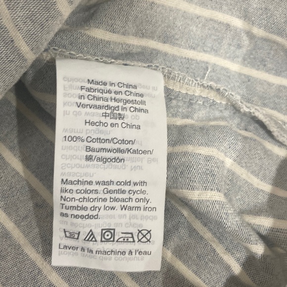 Madewell X the new denim project Patchwork Butterfly Top XL EUC - Picture 3 of 12